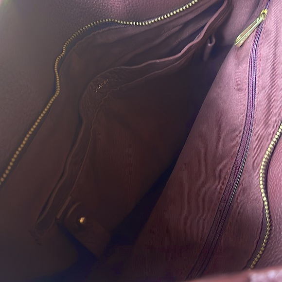 Skagen Mikkeline Burgundy Leather Handbag with Matching Wallet - Picture 5 of 13